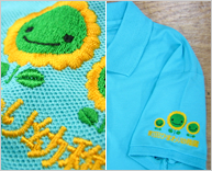 サークル・団体のユニフォームへの刺繍